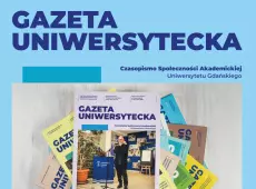 Fragment okładki grudniowego numeru Gazety Uniwersyteckiej