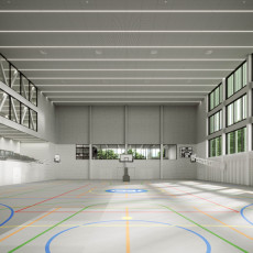 Wizualizacja budynku Centrum Sportowego UG