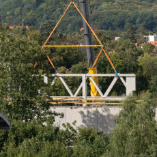 Plac budowy widziany z budynku rektoratu - 17 września 2025 r.