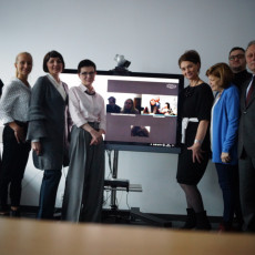 Uczestnicy sesji on-line Gdańsk - Moskwa